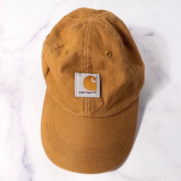 Carhartt Kids Tan Baseball Hat Cap Adjustable One Size fits Most - Picture 1 of 10
